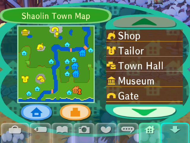 Shaolin Town Map